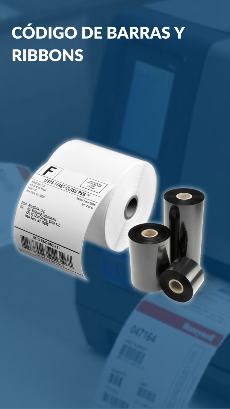 Etiquetas de codigo de barras y ribbon